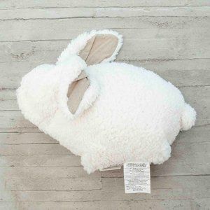 NWT Pottery Barn Sherpa Bunny Pillow - Color Ivory